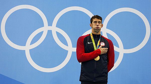 Póquer de oros para Michael Phelps Póquer de oros para Michael Phelps