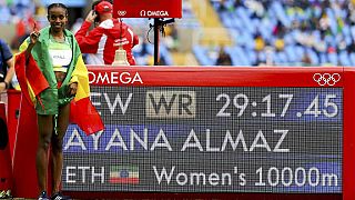Africa's first gold in Rio - Ayana breaks 10,000m world record