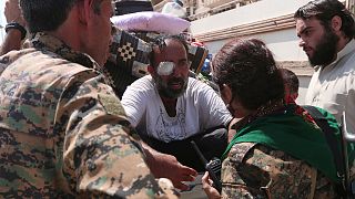 پیکارجویان داعش برای فراز از منبج صدها غیرنظامی را سپر انسانی کردند