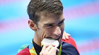 Nur Silber für Phelps