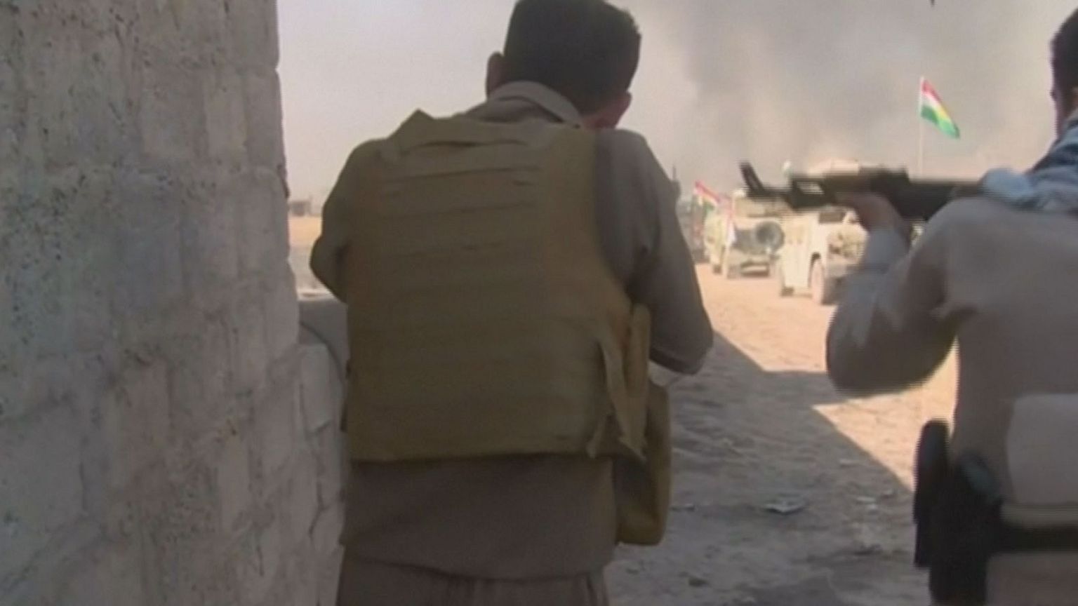 Les Peshmergas combattent à 40 km de Mossoul