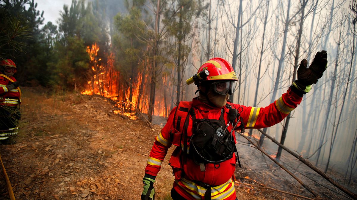 Tovább pusztít a tűzvész Portugáliában