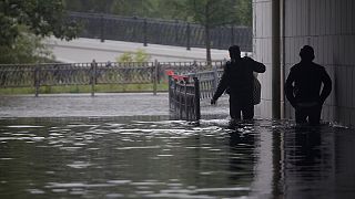بارش بی سابقه باران در مسکو