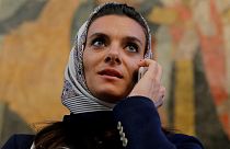 Pole vaulter Isinbayeva arrives in Rio to compete in IOC commission election