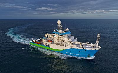 The research vessel Investigator is owned and operated by the Commonwealth Scientific and Industrial Research Organisation, Australia’s national science agency.