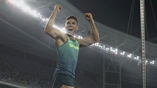 Brazil scales the heights of happiness winning Olympic gold in the pole vault