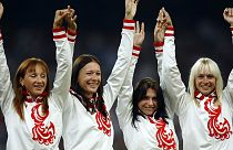 تجريد روسيا من ذهبية سباق 100 متر تتابع 4 مرات في أولمبياد بكين بسبب المنشطات