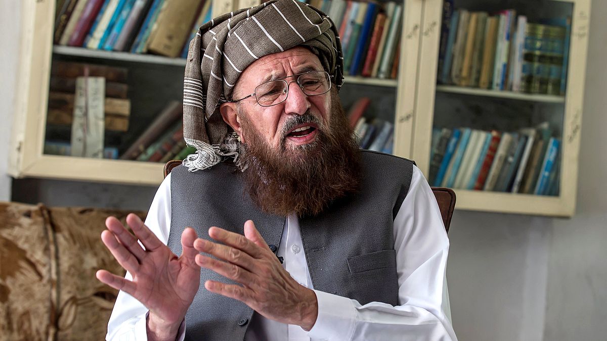Image: FILE PHOTO: Maulana Sami-ul Haq, a Pakistani cleric and head of Daru