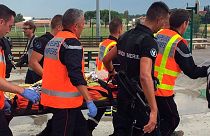 Decenas de heridos en un accidente de tren entre Nimes y Montepellier tras una tormenta