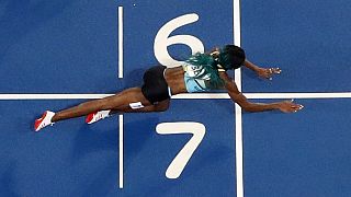 Le plongeon gagnant de Shaunae Miller