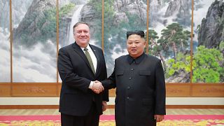 Image: United States Secretary of State Mike Pompeo visits North Korea