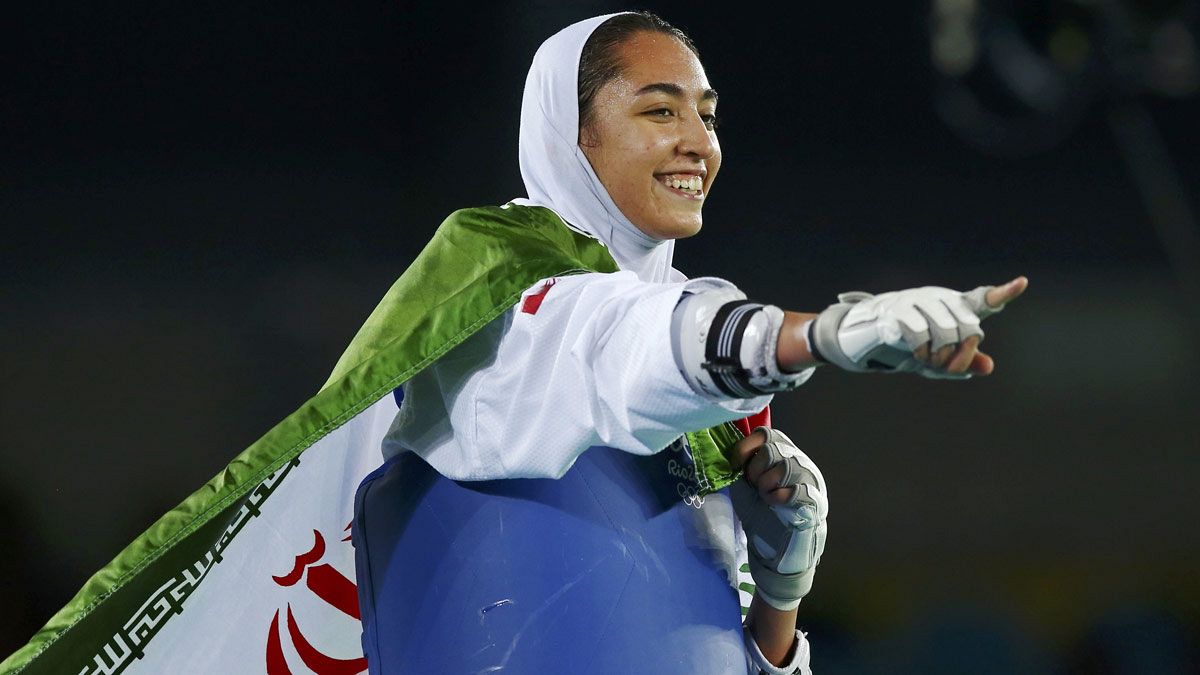 Иранская спортсменка - впервые на пьедестале Игр