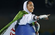 18-year-old becomes first Iranian female Olympic medalist