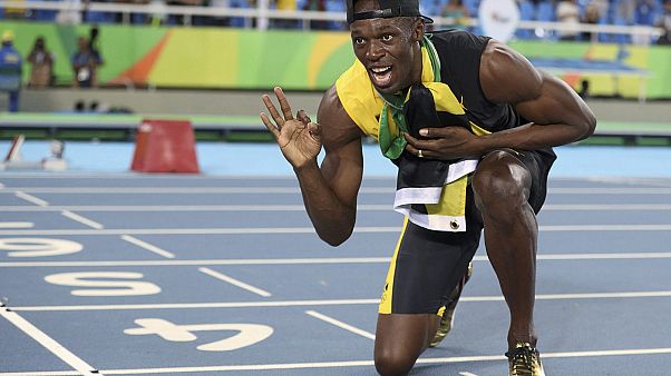 Háromszor három: Usain Boltot ünnepelték Rióban Háromszor három: Usain Boltot ünnepelték Rióban