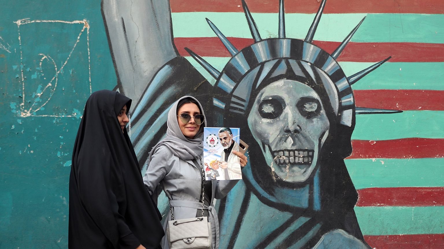 near the former U.S. Embassy in Tehran