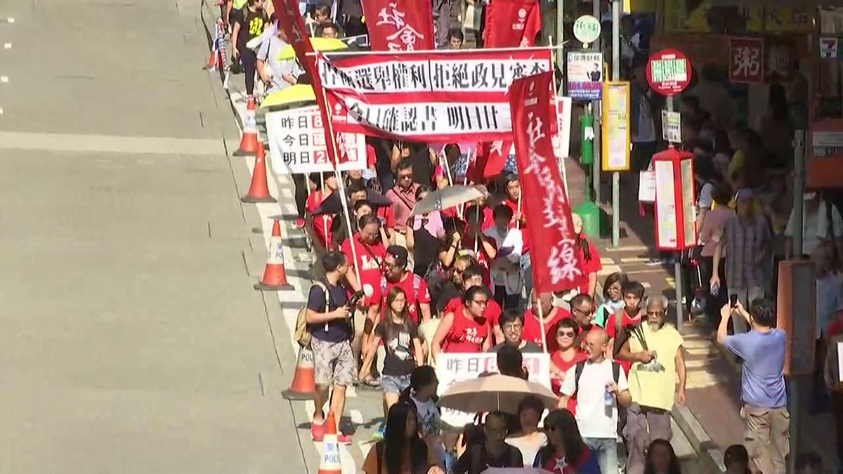 Гонконг: акция протеста сторонников "революции зонтиков"