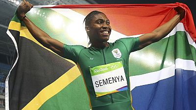 South Africa's Caster Semenya wins 800m gold 'hands off'