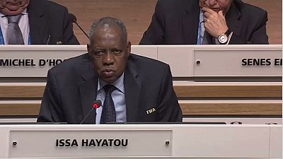 CAF president Issa Hayatou conferred IOC honorary member