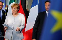 Renzi, Merkel et Hollande réunis pour relancer l'Europe