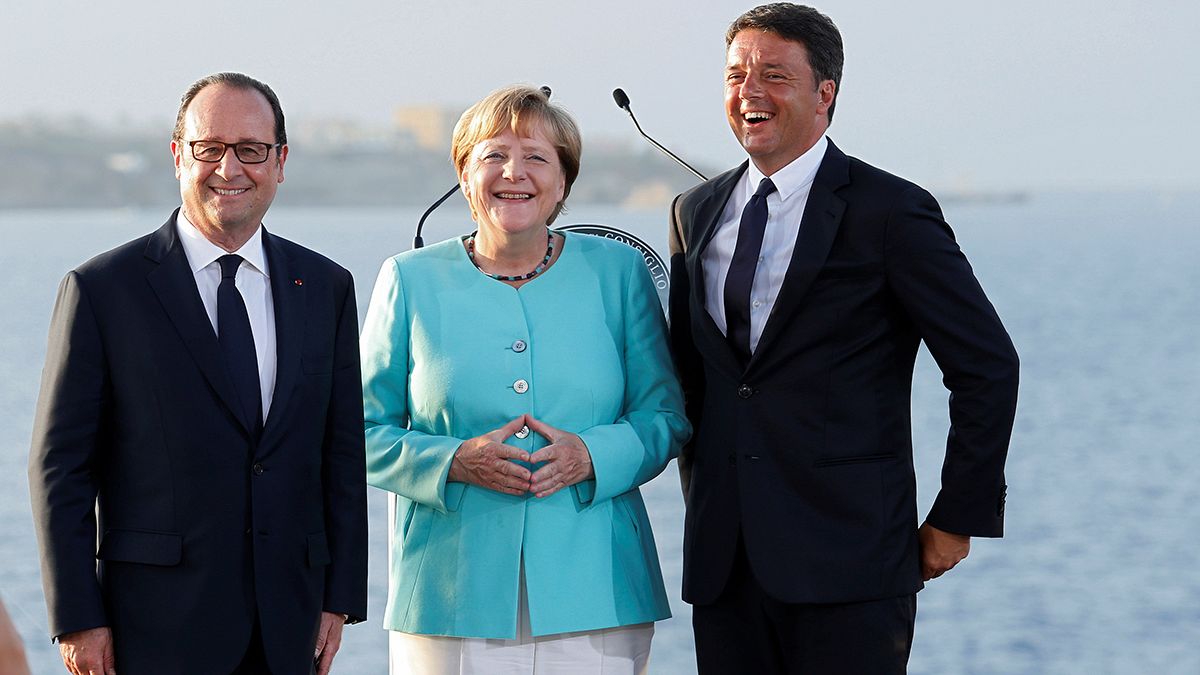 Renzi, Hollande and Merkel discuss security and the migrant crisis