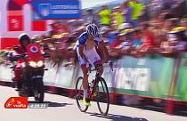 Vuelta a Espana: Geniez wins stage three as Fernandez takes overall lead
