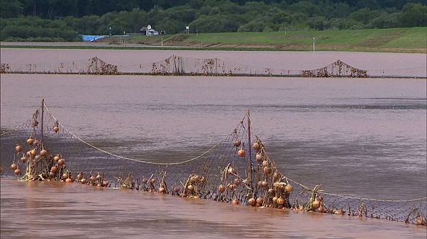 El tifón Mindulle llega a la isla nipona de Hokkaido El tifón Mindulle llega a la isla nipona de Hokkaido