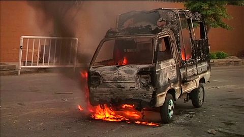 Pakistani TV station 'ransacked by political activists'