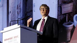 Image: Microsoft founder Bill Gates speaks during the opening ceremony of t