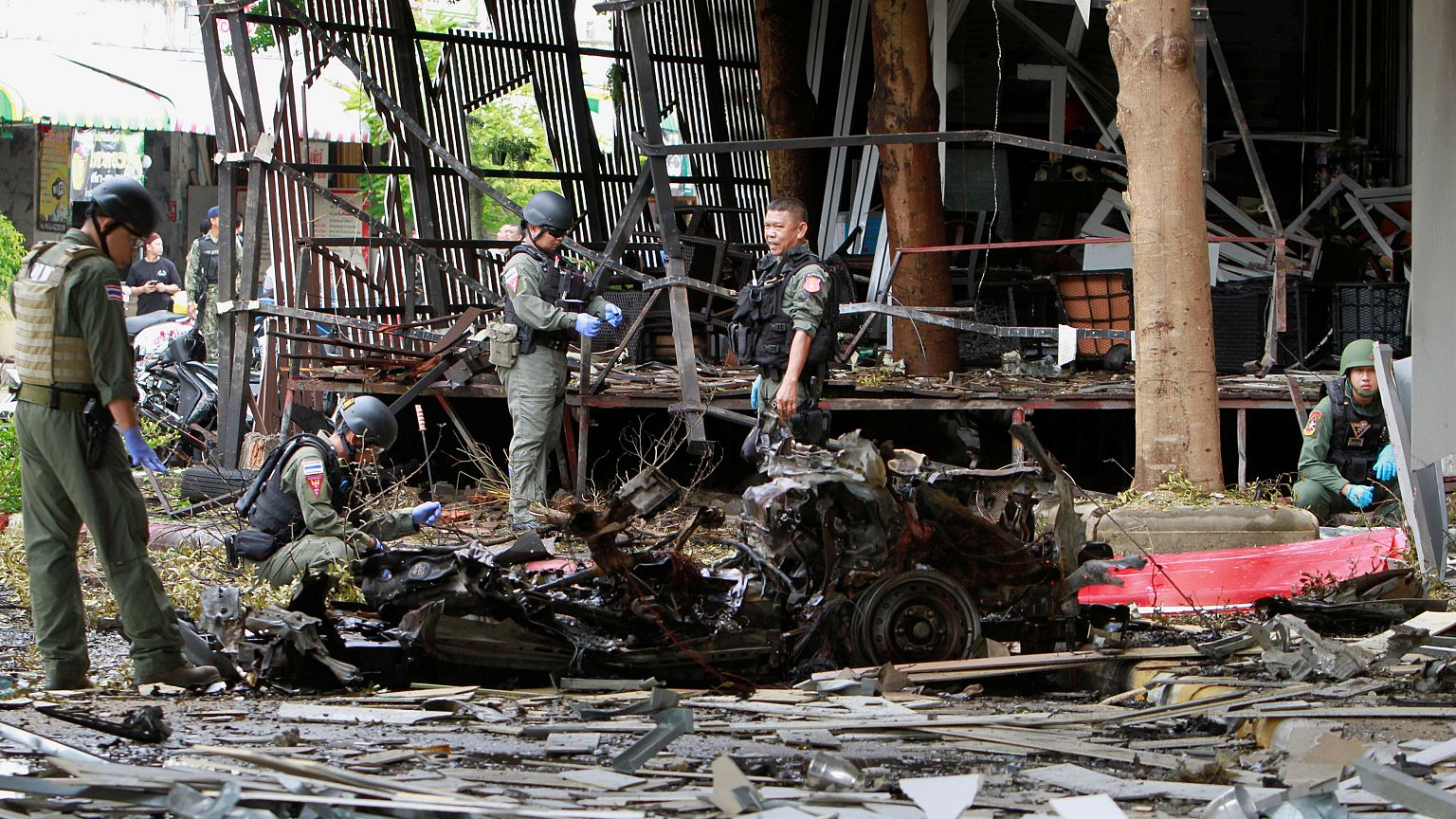 Megint bombák robbantak Thaiföldön