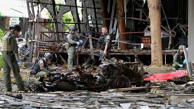 Double bomb blasts in Thailand kill one person and injure 30 others