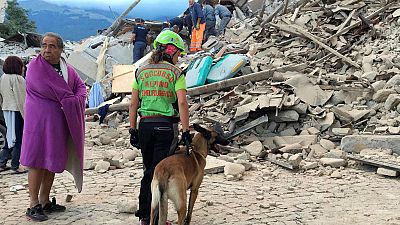 Small village in central Italy is badly damaged in strong earthquake