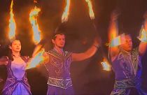 Belarus: fire festival thrills crowds