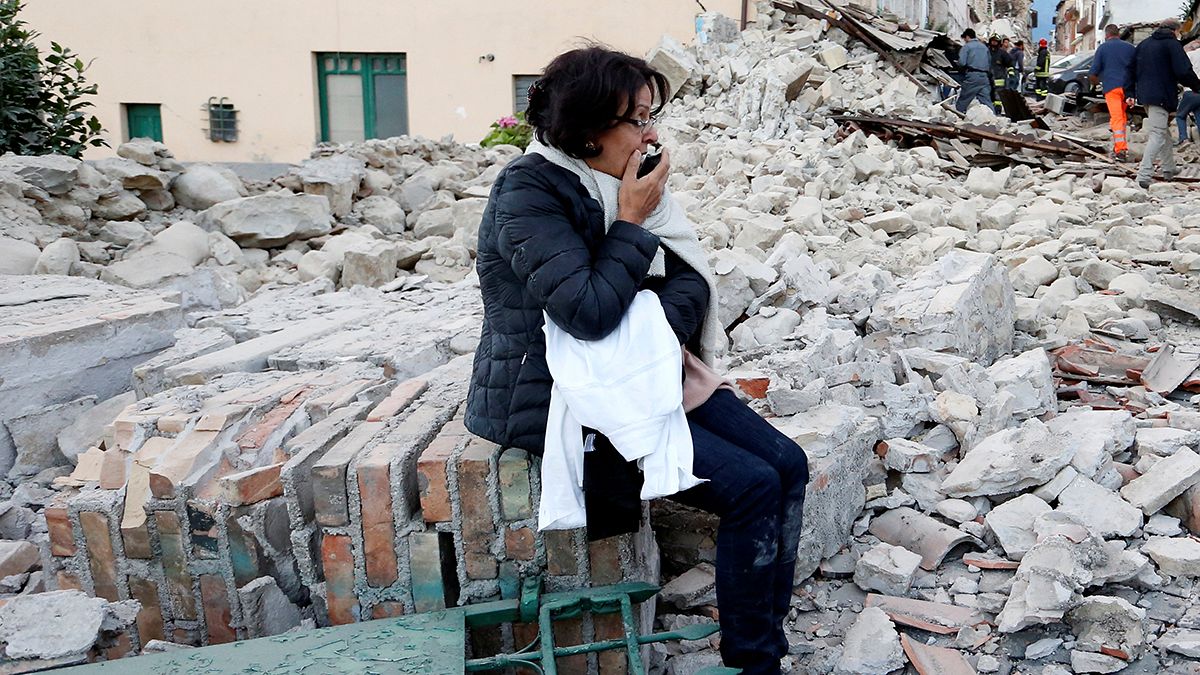 ناجون يتحدثون في مشاهداتهم في زلزال إيطاليا