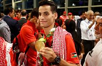 Ahmad Abughaush, premier médaillé olympique de la Jordanie, reçu comme un prince