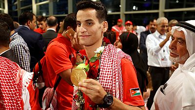 Rio 2016: Abughaush, l'eroe Giordano, torna a casa