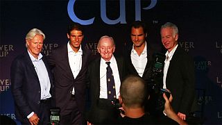 Borg and McEnroe renew rivalry in Laver Cup