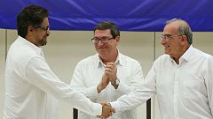 Accord de paix "final et définitif" entre le gouvernement colombien et les Farc