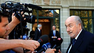 Sepp Blatter face aux arbitres du TAS