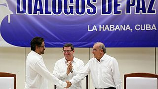 Kolumbien jubelt: "Wir können jetzt auf Frieden bauen"