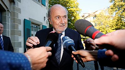 Former FIFA president Sepp Blatter attends CAS hearing