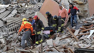 Η απεσταλένη του euronews Ρακέλ Γκαρσία Αλβάρες στις πληγείσες περιοχές