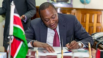 Kenya's president signs bill capping interest rates
