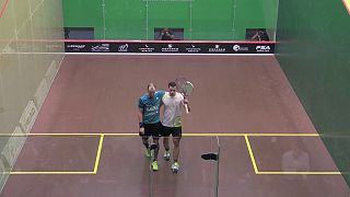 Estrelas do squash "caem" no Open de Hong Kong