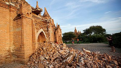 Újjáépítik a földrengésben károsodott mianmari templomokat