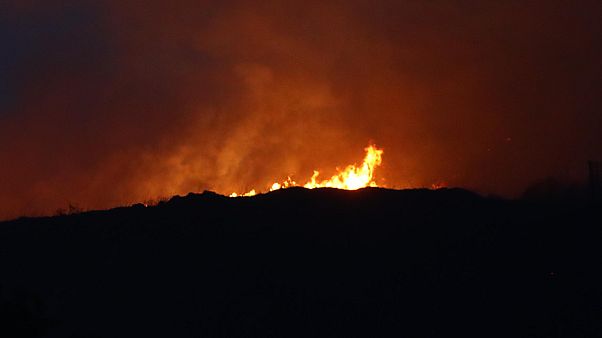 Controlado el fuego de Tafalla, el más importante en Navarra en 30 años Controlado el fuego de Tafalla, el más importante en Navarra en 30 años