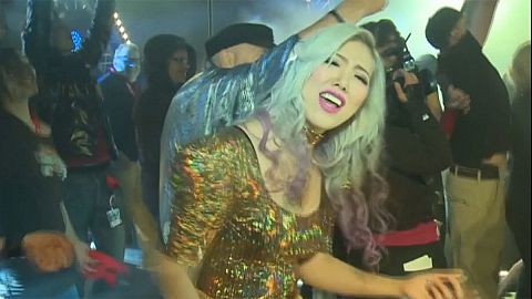 Wannabe rockstars take part in the annual Air Guitar World Championships in Finland