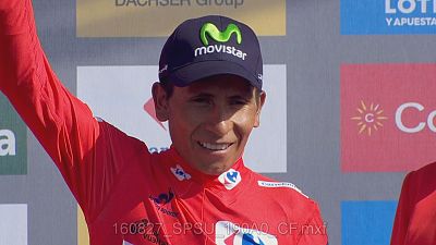 Vuelta, 8a tappa: Quintana si prende la maglia rossa, Froome in difficoltà