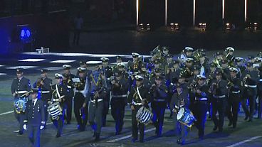 La musique militaire à l'honneur sur la place Rouge de Moscou