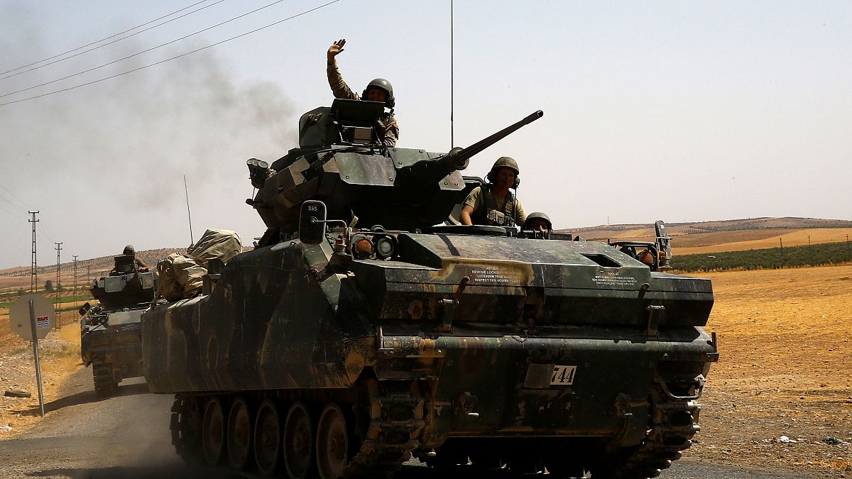در حملات ارتش ترکیه به سوریه دهها نفر کشته شدند