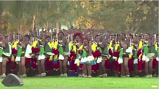 Swaziland: Uhmlanga reed dance festival